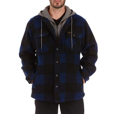 Smith's Workwear Sherpa-Lined Microfleece Shirt Jacket