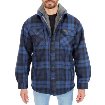 Smith's Workwear Sherpa-Lined Microfleece Shirt Jacket