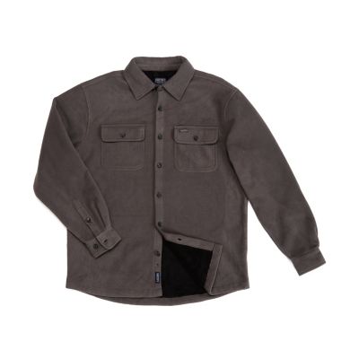 Image showing  Men's Sherpa-Lined Fleece Shirt Jacket