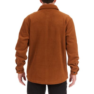 Image showing  Men's Sherpa-Lined Fleece Shirt Jacket