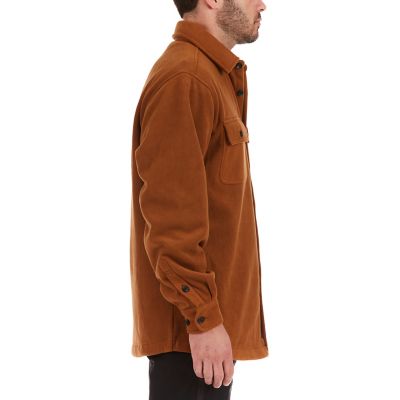 Image showing  Men's Sherpa-Lined Fleece Shirt Jacket