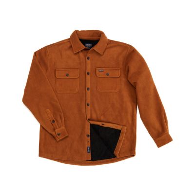 Image showing  Men's Sherpa-Lined Fleece Shirt Jacket