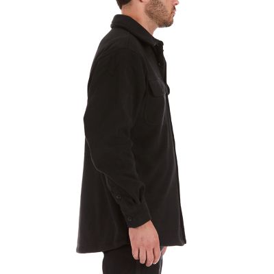 Image showing  Men's Sherpa-Lined Fleece Shirt Jacket