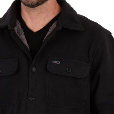 Image showing  Men's Sherpa-Lined Fleece Shirt Jacket