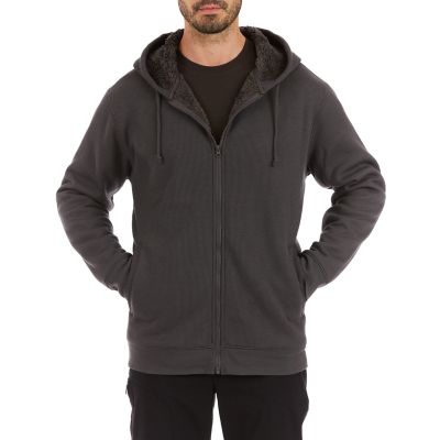 Smith's Workwear Men's Hooded Sherpa-Lined Thermal Jacket