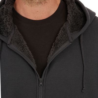Image showing  Men's Hooded Sherpa-Lined Thermal Jacket