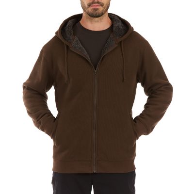 Smith's Workwear Men's Hooded Sherpa-Lined Thermal Jacket