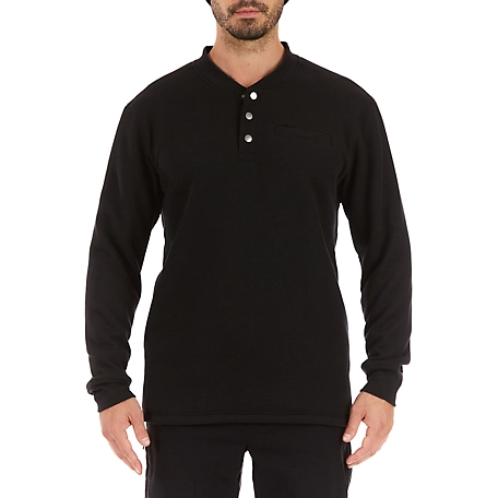 Smith's Workwear Sherpa Bonded Thermal Henley Pullover