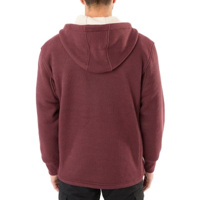 Image showing  Sherpa-Lined Hooded Thermal Shirt Jacket