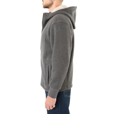 Image showing  Sherpa-Lined Hooded Thermal Shirt Jacket