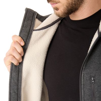 Image showing  Sherpa-Lined Hooded Thermal Shirt Jacket