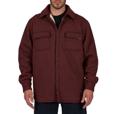 Smith's Workwear Men's Sherpa Heather Thermal Shirt Jacket