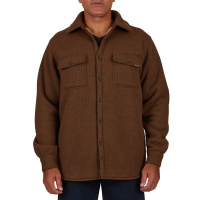 Smith's Workwear Men's Sherpa Heather Thermal Shirt Jacket