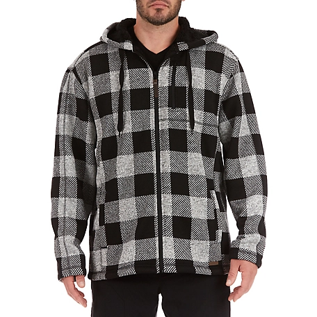 Smith's Workwear Men's Buffalo Sweater Fleece Hooded Jacket