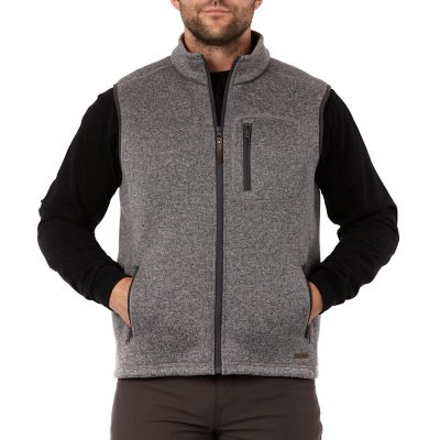 Smith's Workwear Men's Sherpa-Lined Sweater Fleece Vest Sherpa vest