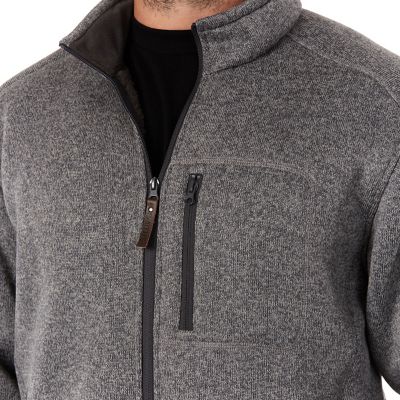 Image showing  Men's Sherpa-Lined Sweater Fleece Jacket