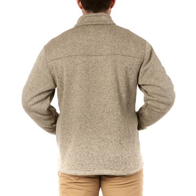 Image showing  Men's Sherpa-Lined Sweater Fleece Jacket
