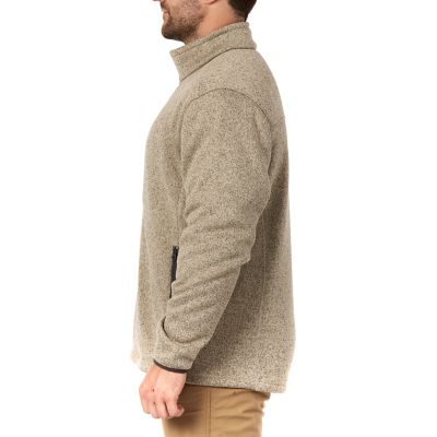 Image showing  Men's Sherpa-Lined Sweater Fleece Jacket