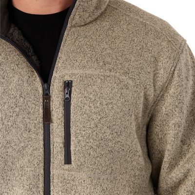 Image showing  Men's Sherpa-Lined Sweater Fleece Jacket