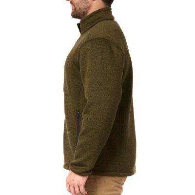 Image showing  Men's Sherpa-Lined Sweater Fleece Jacket