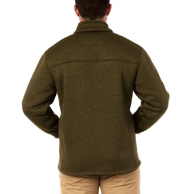 Image showing  Men's Sherpa-Lined Sweater Fleece Jacket