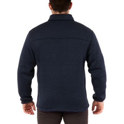 Image showing  Men's Sherpa-Lined Sweater Fleece Jacket