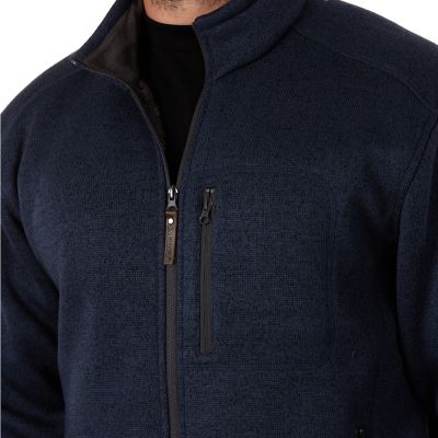 Image showing  Men's Sherpa-Lined Sweater Fleece Jacket
