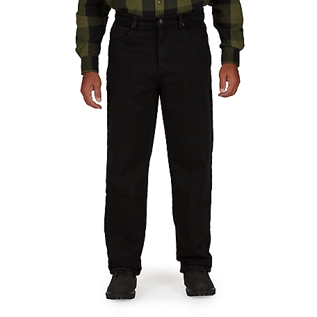 Smith's Workwear Mid-Rise Buffalo Fleece-Lined 5-Pocket Jeans
