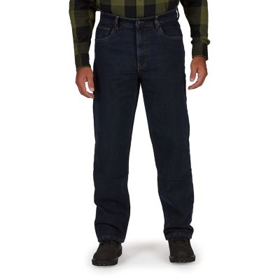 Smith's Workwear Men's Mid-Rise Camo Fleece-Lined 5-Pocket Jeans