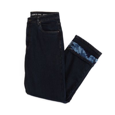 Image showing  Men's Mid-Rise Camo Fleece-Lined 5-Pocket Jeans