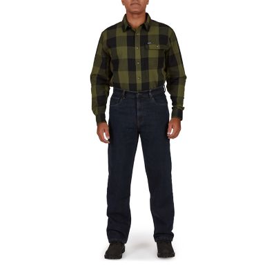 Image showing  Men's Mid-Rise Camo Fleece-Lined 5-Pocket Jeans
