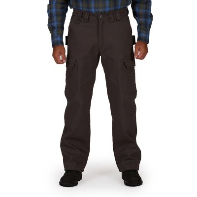 Flannel lined cargo work pants hotsell