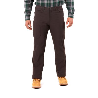 Smith's Workwear Men's Mid-Rise Fleece-Lined Stretch Performance Pants