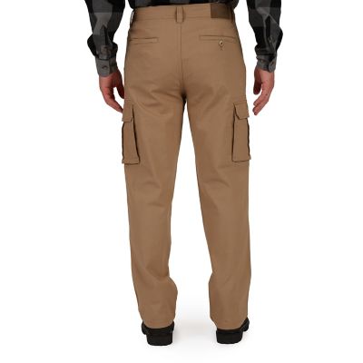 Image showing  Men's Stretch Fit Mid-Rise Canvas Cargo Work Pants