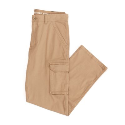 Image showing  Men's Stretch Fit Mid-Rise Canvas Cargo Work Pants