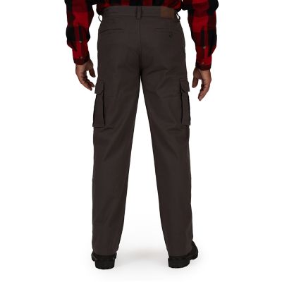 Image showing  Men's Stretch Fit Mid-Rise Canvas Cargo Work Pants