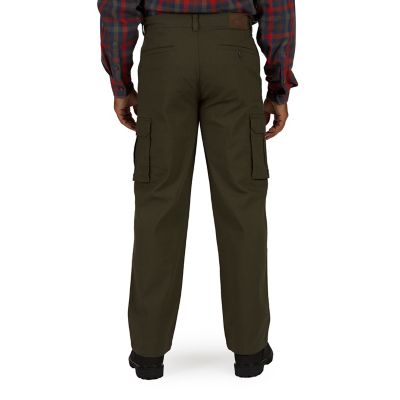 Image showing  Men's Stretch Fit Mid-Rise Canvas Cargo Work Pants