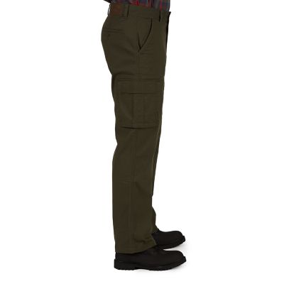 Image showing  Men's Stretch Fit Mid-Rise Canvas Cargo Work Pants