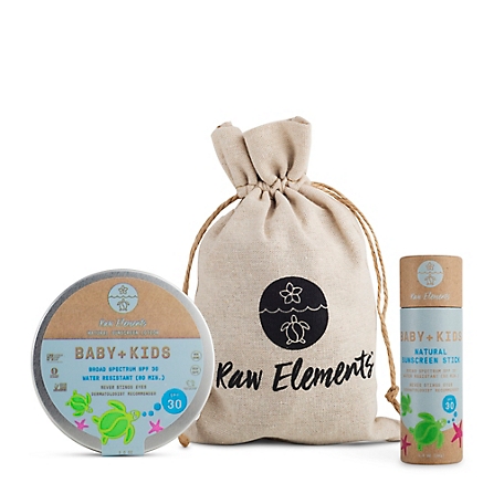 Raw Elements Baby and Kids' SPF 30 Tin with Stick