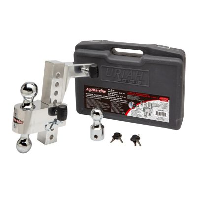 Image showing  2 in. Receiver Adjustable Ball Mount Hitch, 8 in. Drop, 12,000 lb. Capacity