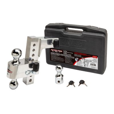 Image showing  2-1/2 in. Receiver Adjustable Ball Mount Hitch, 8 in. Drop, 12,000 lb. Capacity