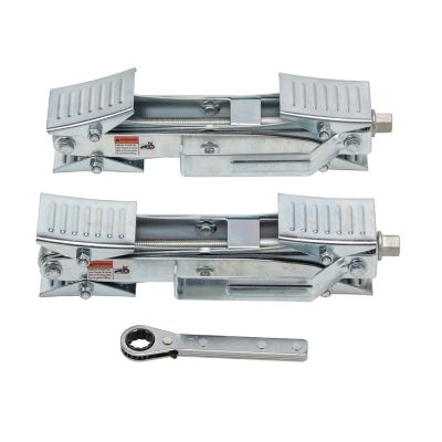 Image showing 5 th PoleStar 13 in. x 3.875 in. x 7.75 in. XX-Chock Stabilizers for Tandem-Axle Trailers, 2-Pack