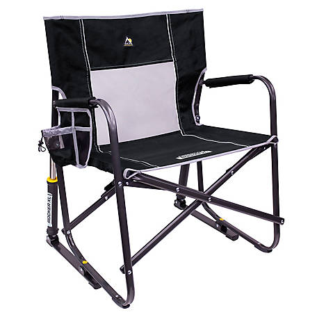 GCI Outdoor Freestyle Rocker Mesh Chair Folding Portable Camping Cup Holder NEW