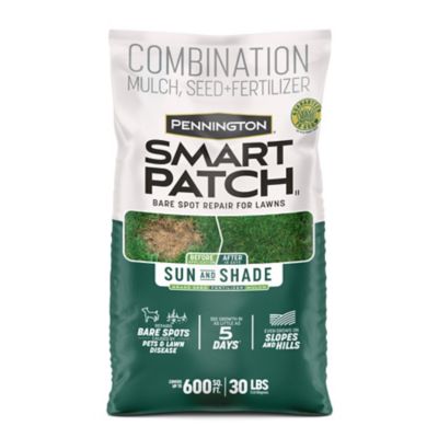 Pennington Penn Smart Patch Sun & Shade Grass Combination Mulch, Seed and Fertilizer