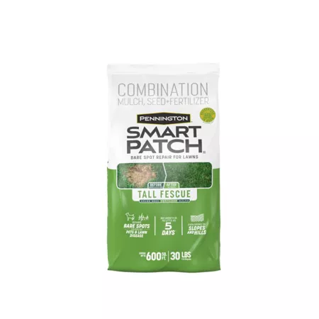 Pennington 600 sq ft Penn Smart Patch Combination of Tall Fescue Mulch Seed and Fertilizer Grass Seed