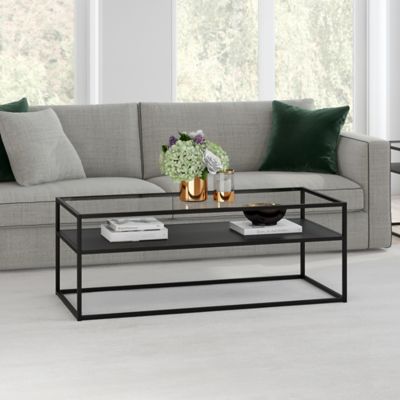 Hudson&Canal Ada Blackened Bronze Coffee Table