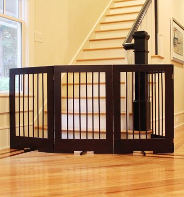 Image showing  Extra Tall Freestanding Wooden Pet Gate