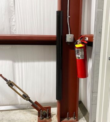 Image showing  Child-Proof Indoor/Outdoor Round Pole Safety Padding, Black