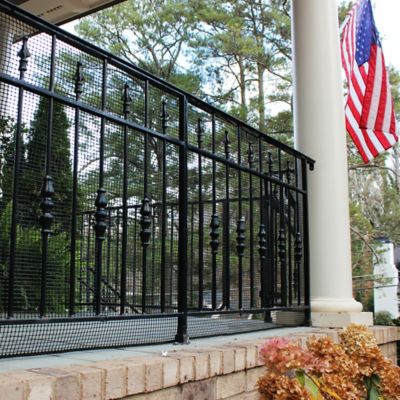 Cardinal 15 ft. x 36 in. Outdoor Heavy-Duty Deck Shield Safety Netting, Black