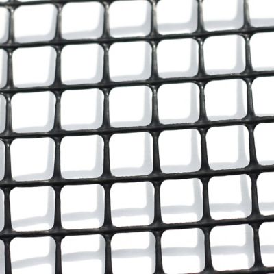 Image showing  15 ft. x 36 in. Outdoor Heavy-Duty Deck Shield Safety Netting, Black